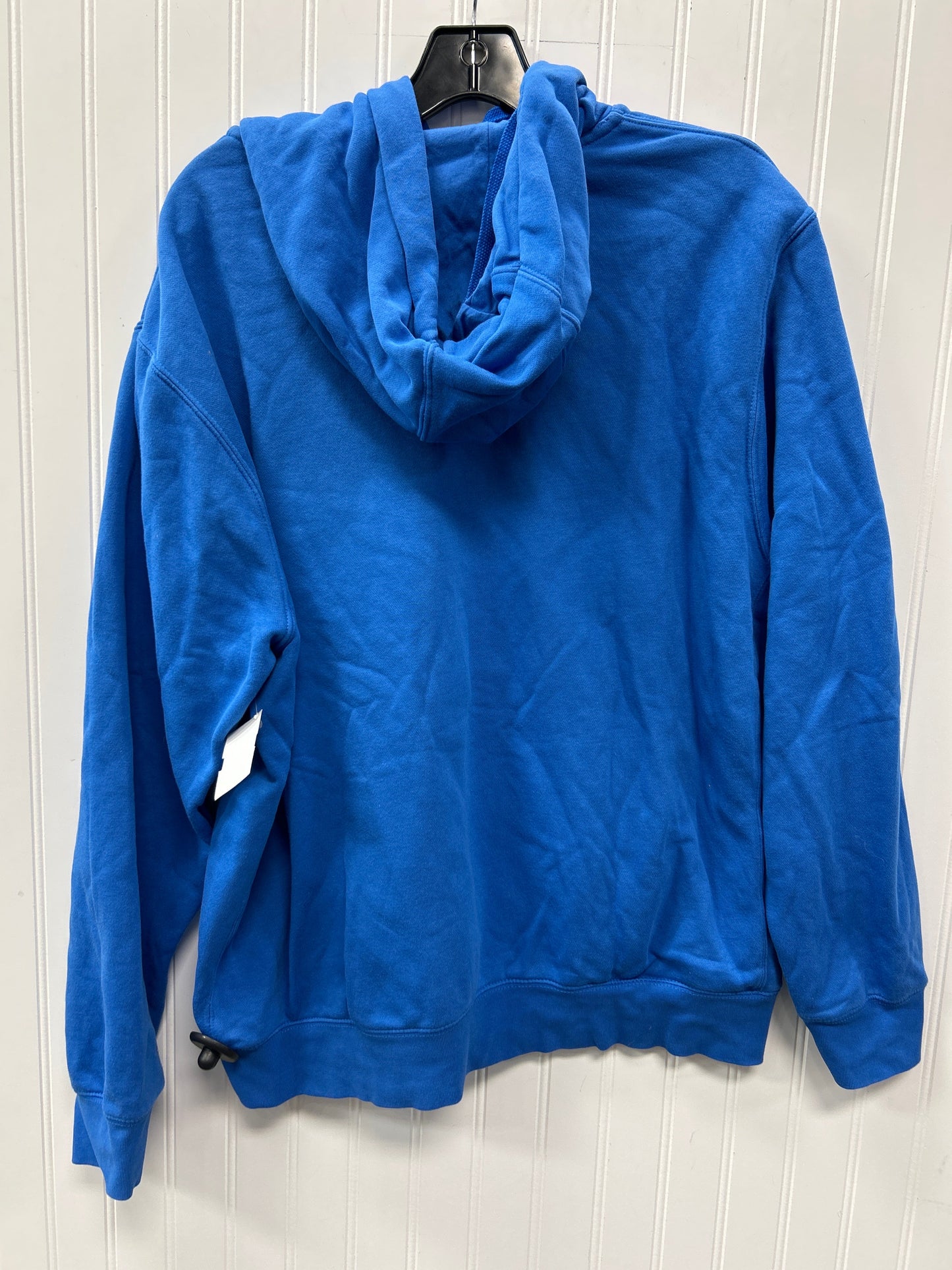 Sweatshirt Hoodie By Nike Apparel In Blue, Size:L