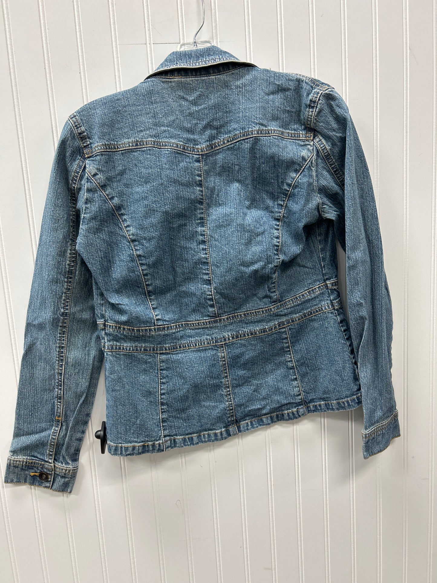 Jacket Denim By Axcess In Blue Denim, Size:S