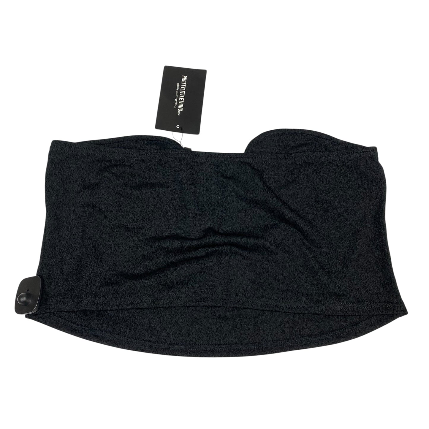 Top Sleeveless By Pretty Little Thing In Black, Size:1X