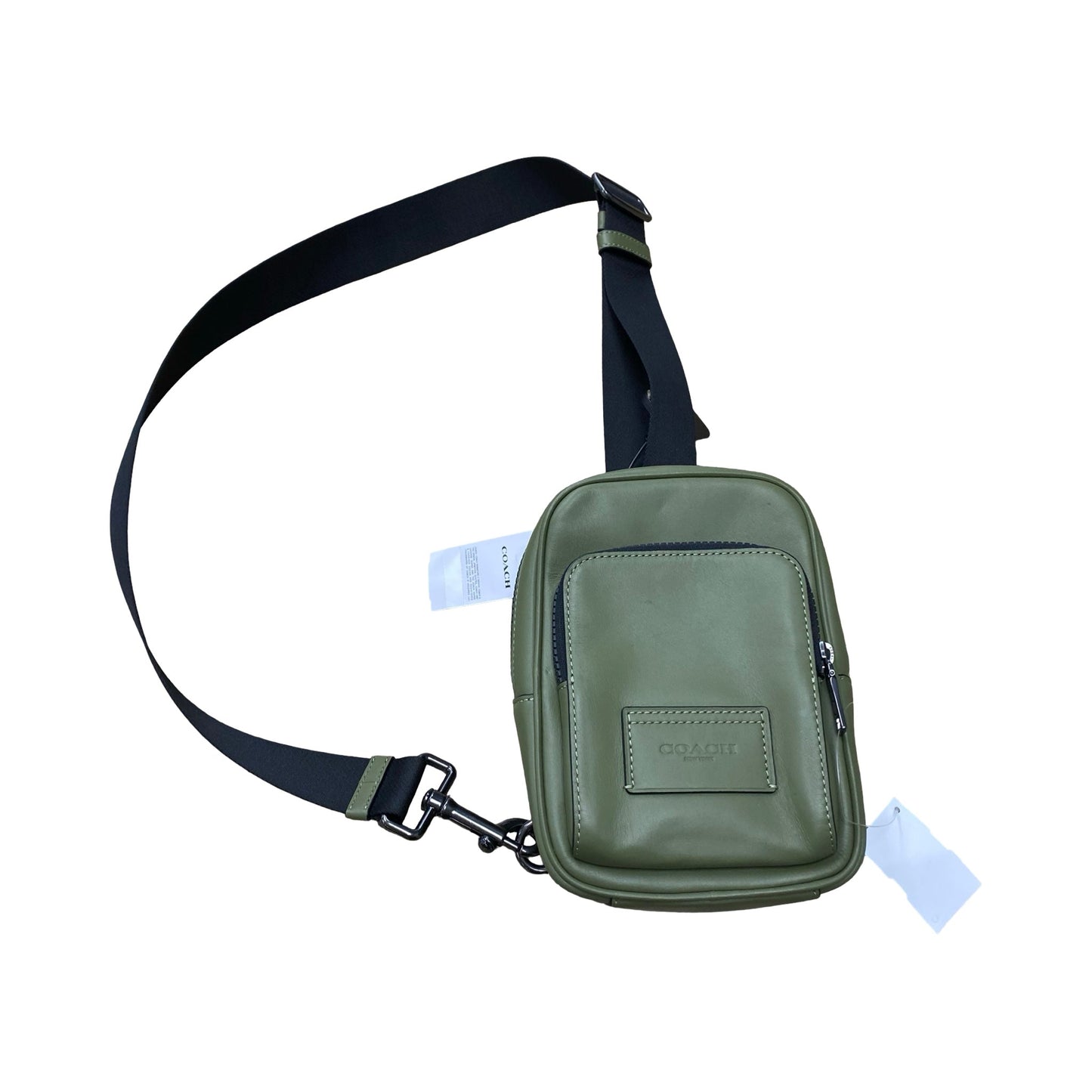 Handbag Designer By Coach In Green, Size:Medium