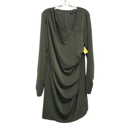 Dress Party Midi By Asos In Green, Size:Xl