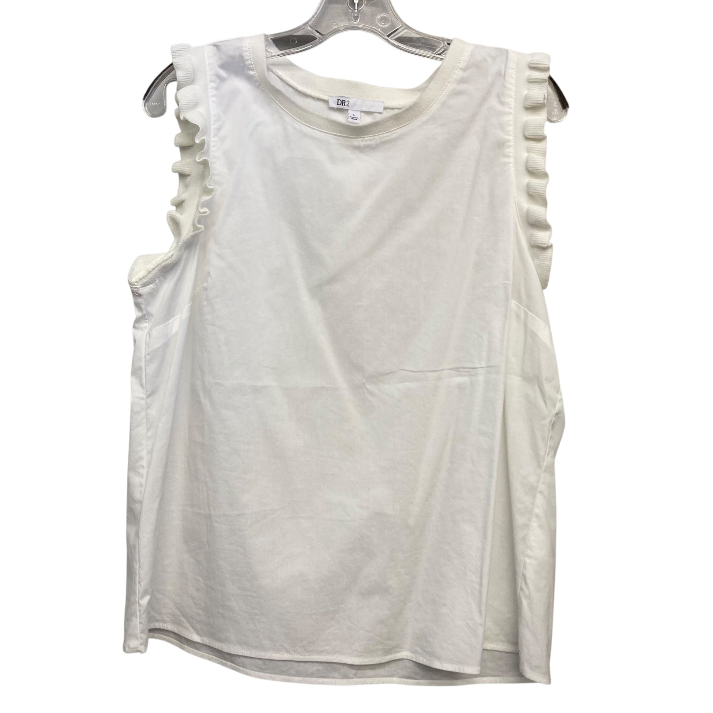 Top Sleeveless By Dr2 In White, Size:L