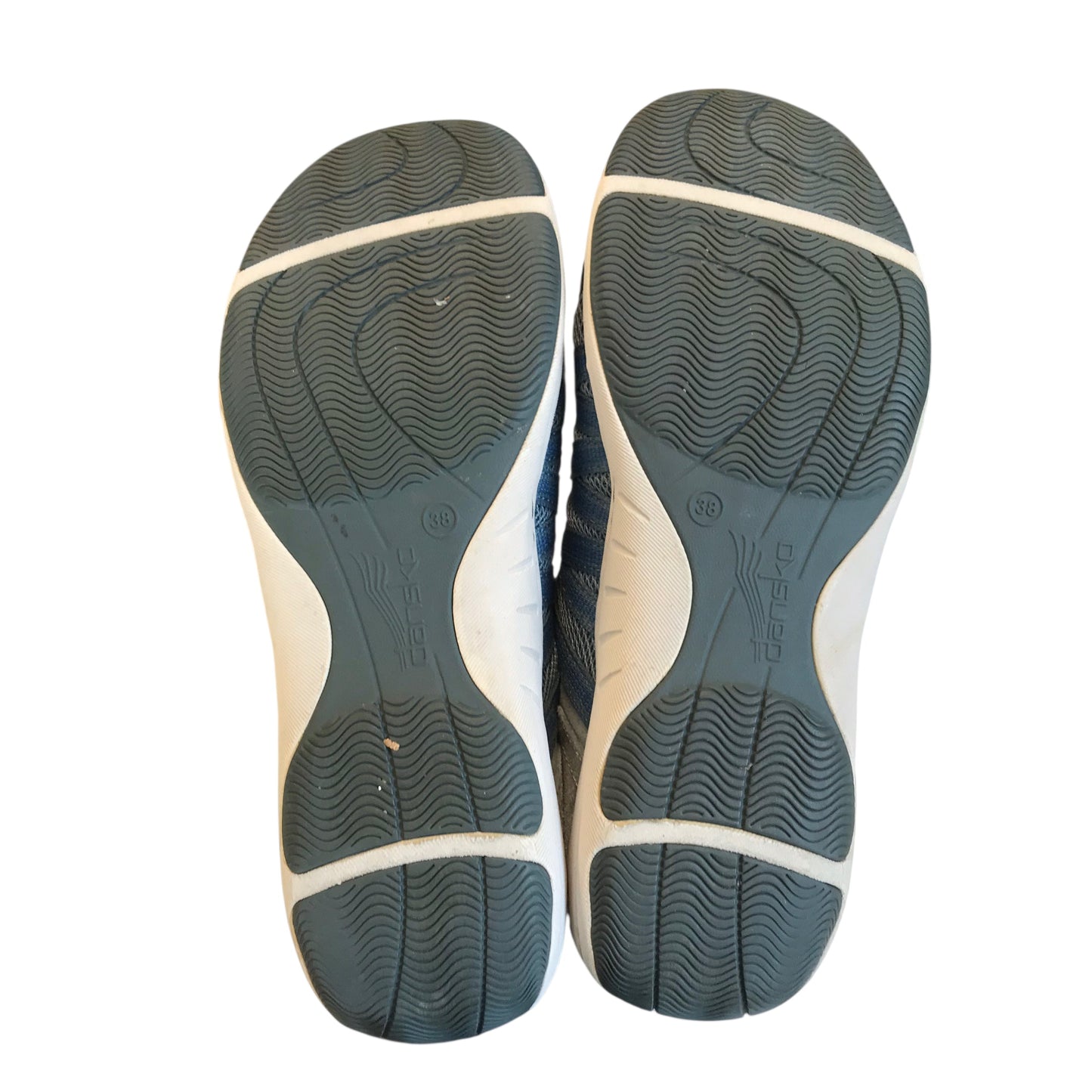 Shoes Athletic By Dansko In Blue & Grey, Size:7.5