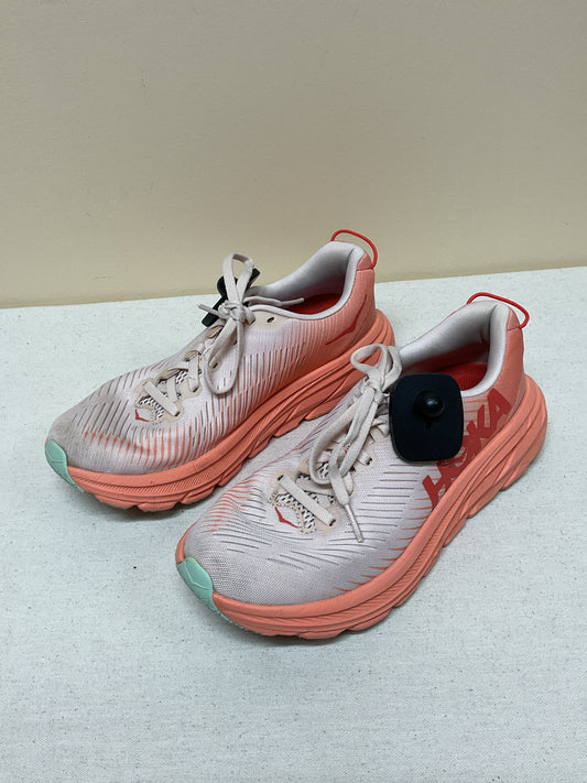 Shoes Athletic By Hoka In Orange, Size:6.5 -as is