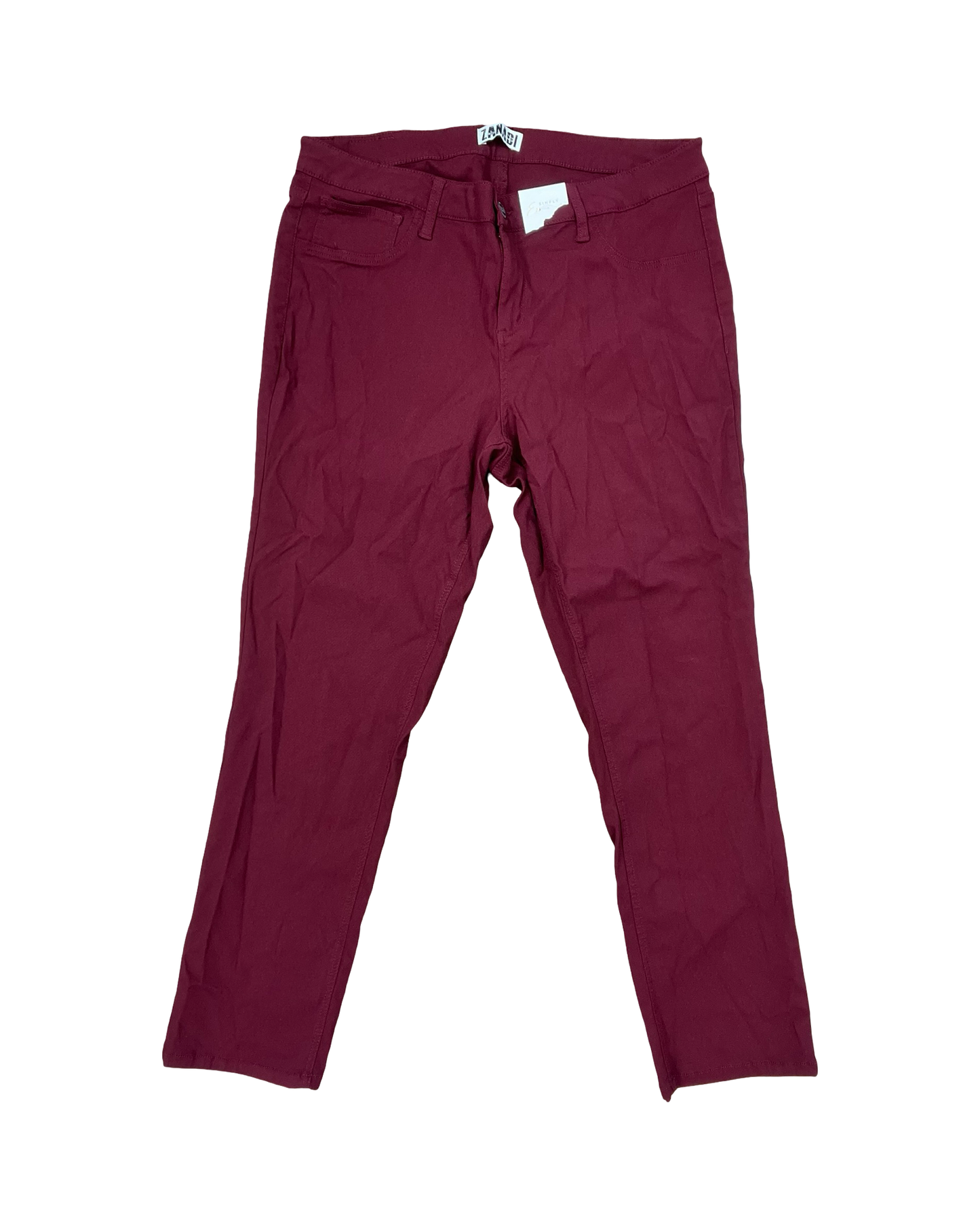 Jeans Jeggings By Clothes Mentor In Maroon, Size:22