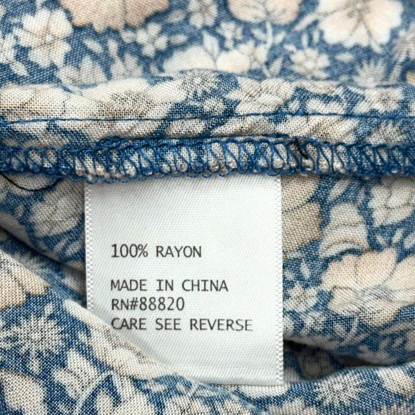 Dress Casual Short By Rachel Zoe In Blue & Cream, Size: S