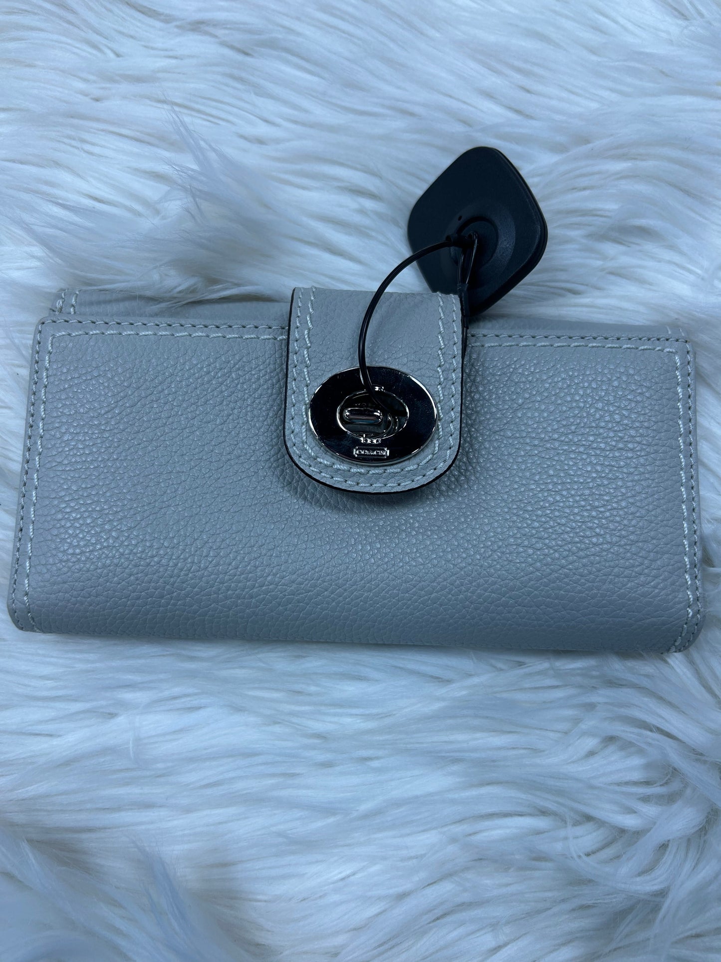 Wallet Designer By Coach In Grey, Size:Medium