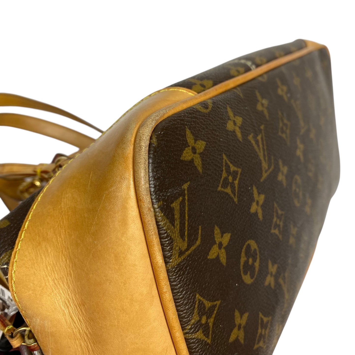 Handbag Luxury Designer By Louis Vuitton In Brown, Size:Medium