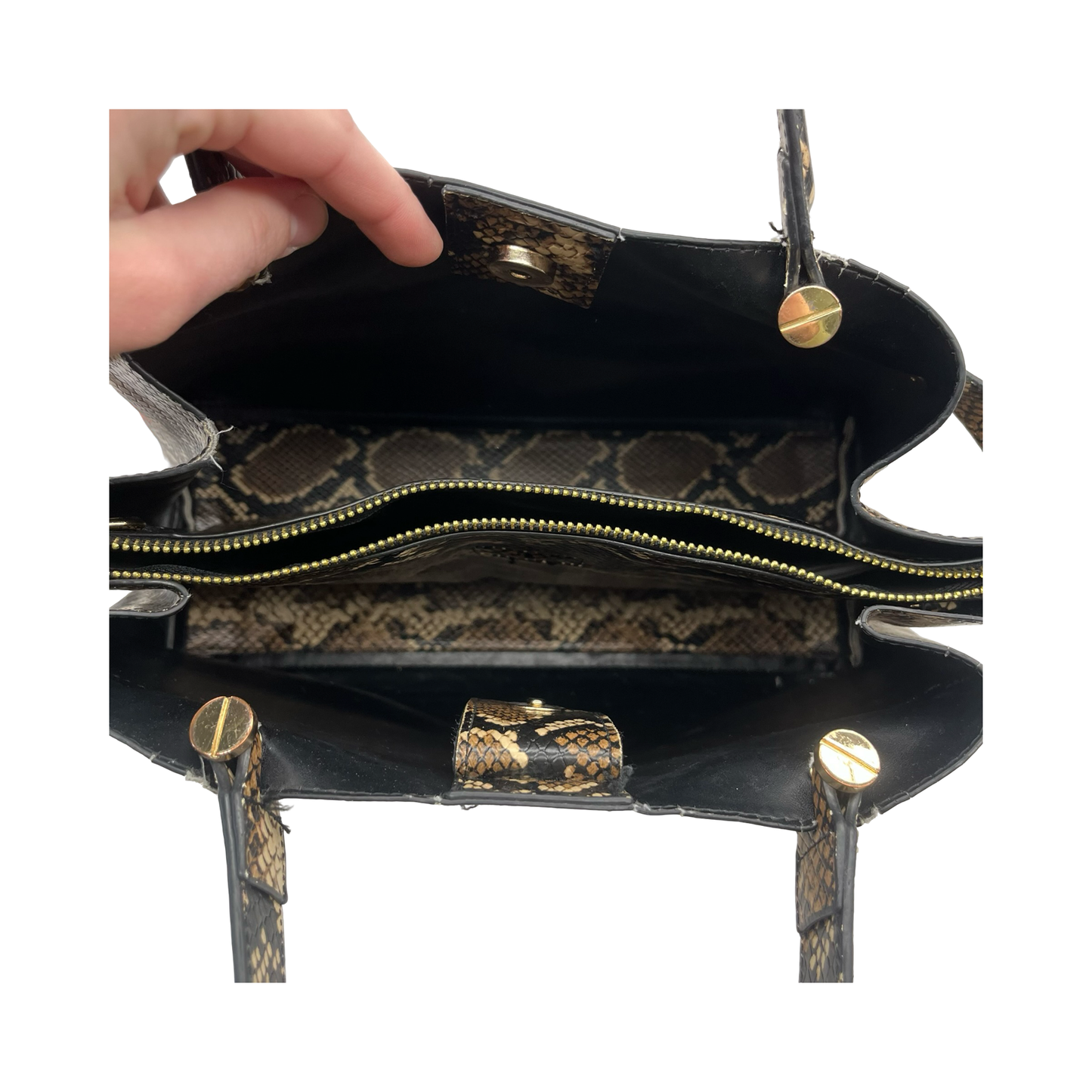 Handbag By Aldo In Animal Print, Size:Large