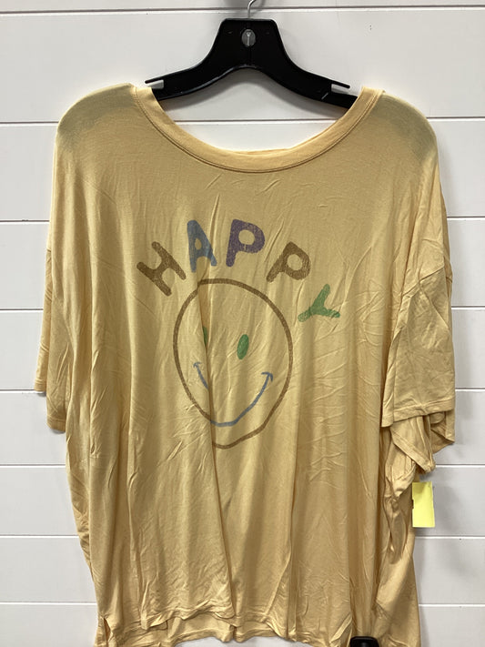 Top Ss By Maurices In Yellow, Size:3X