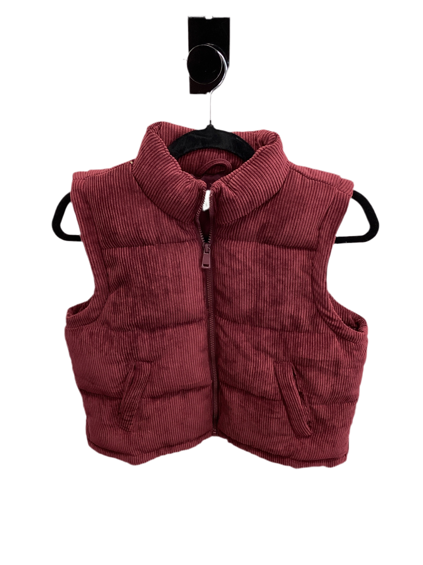 Vest Puffer & Quilted By Maurices In Maroon, Size:S