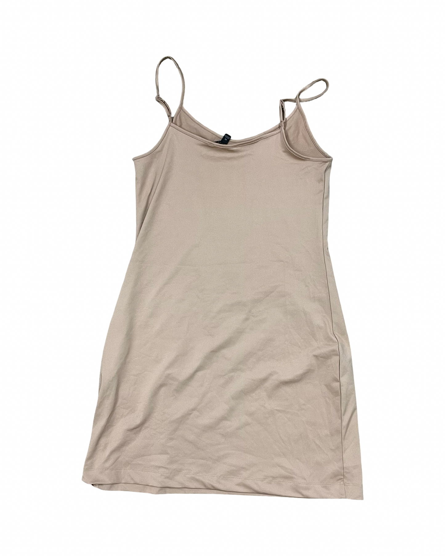 Dress Casual Midi By Banana Republic In Tan, Size:M