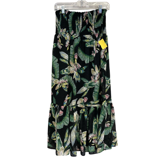 Skirt Maxi By Stella And Dot In Black & Green, Size:4