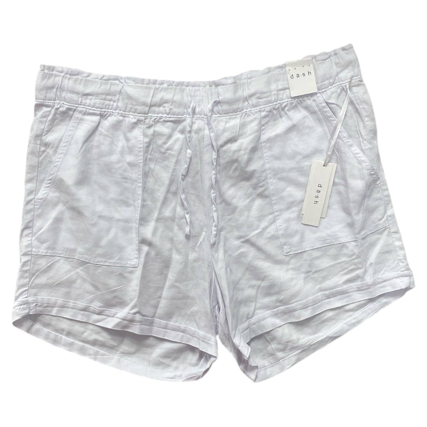 Shorts By Dash In White, Size:Xl