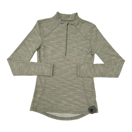 Athletic Top Ls Collar By Avalanche In Green, Size:S
