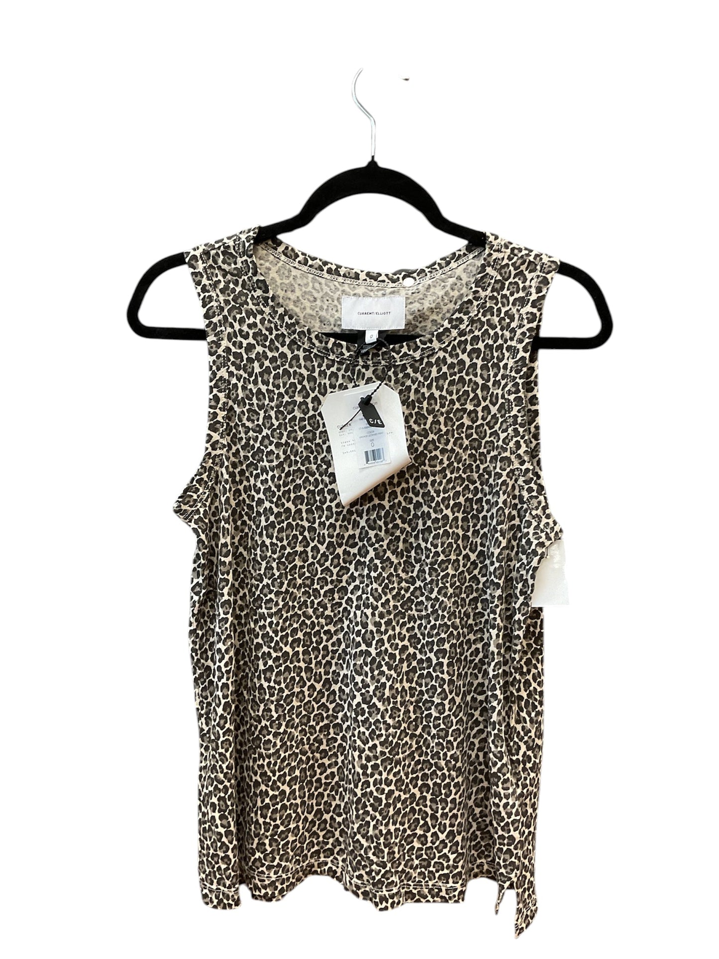Top Sleeveless By Current/Elliott In Animal Print, Size:S