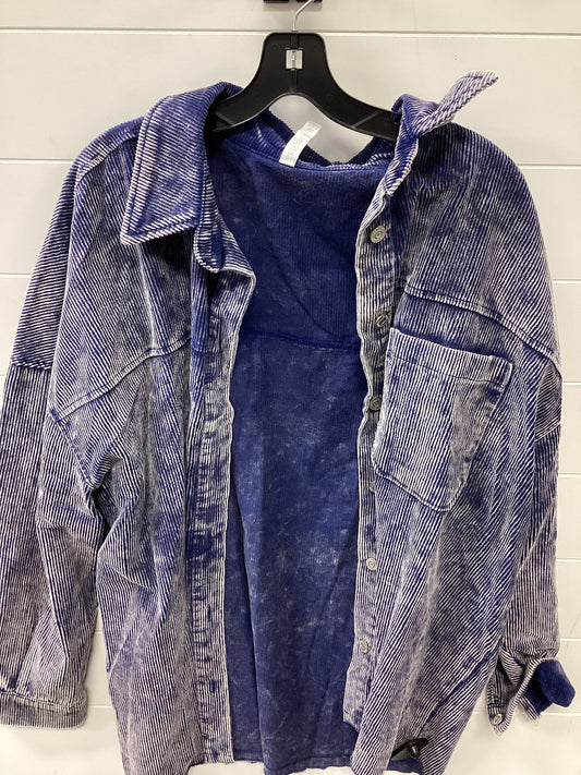 Top Ls By Zenana In Purple, Size:1X