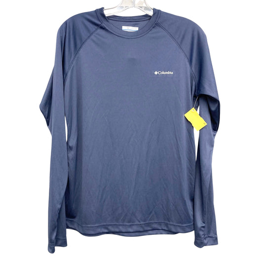 Athletic Top Ls Crewneck By Columbia In Navy, Size:M