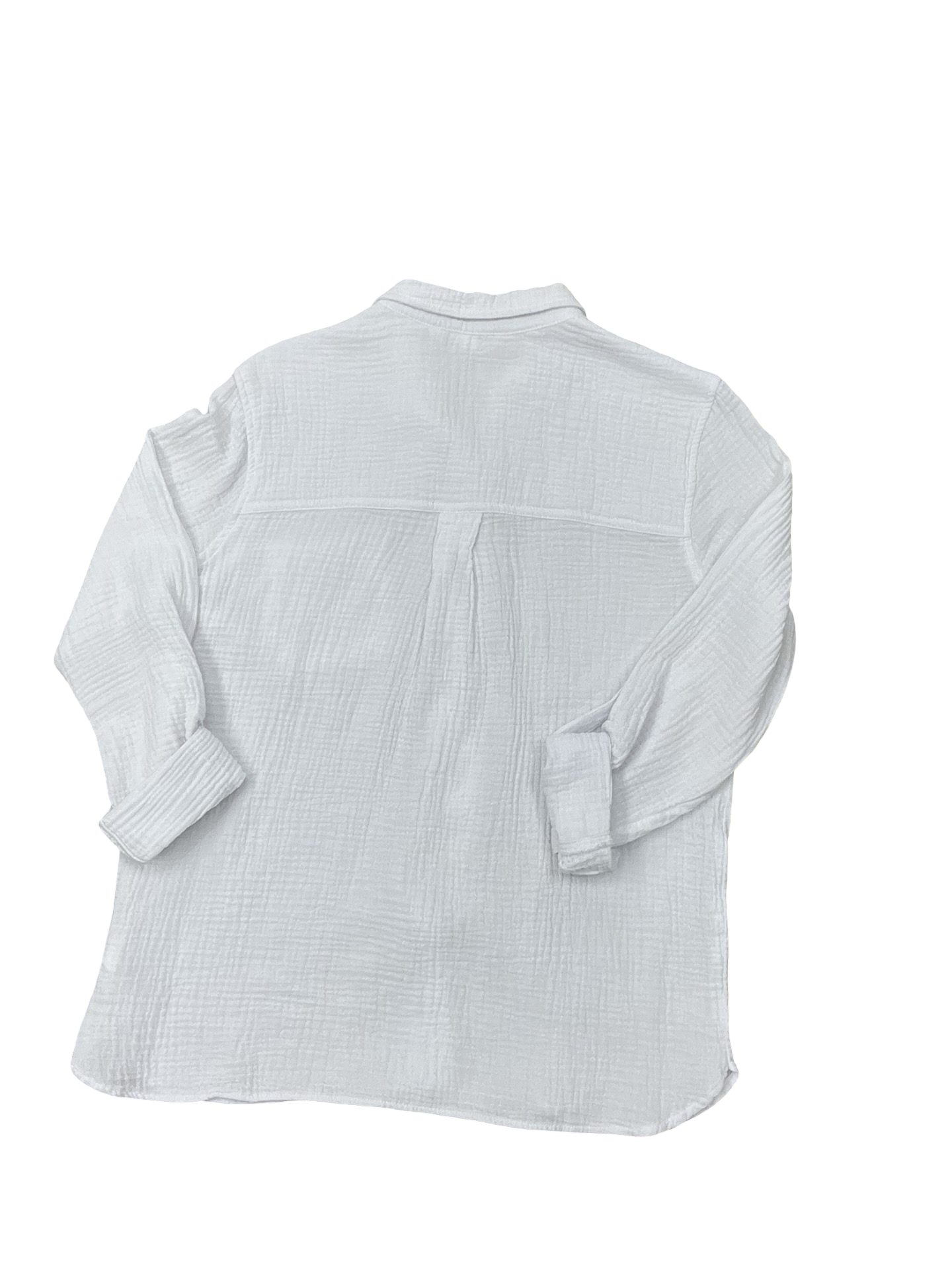 Blouse Ls By Nine West In White, Size:M