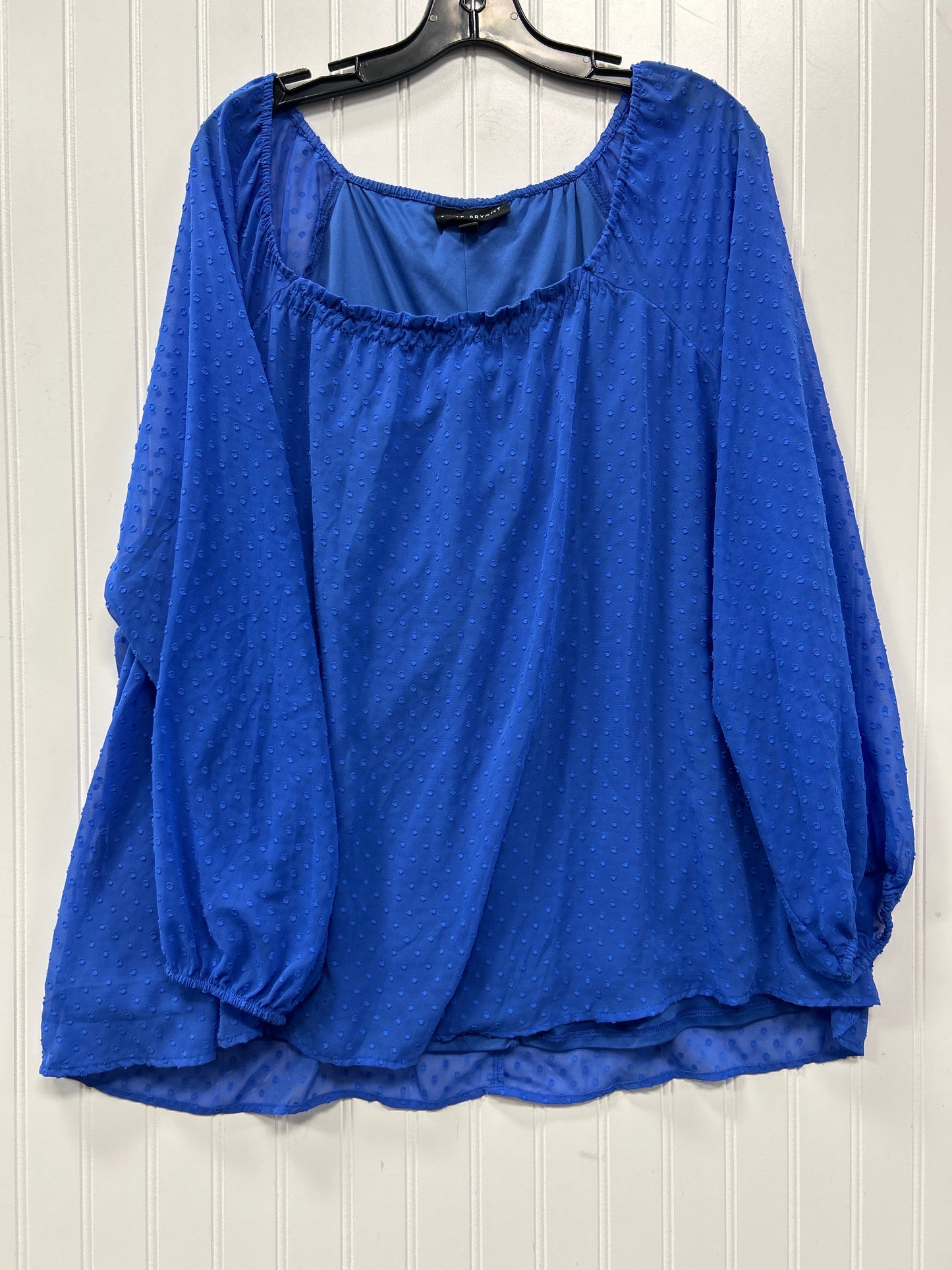 Top Ls By Lane Bryant In Blue, Size:3X