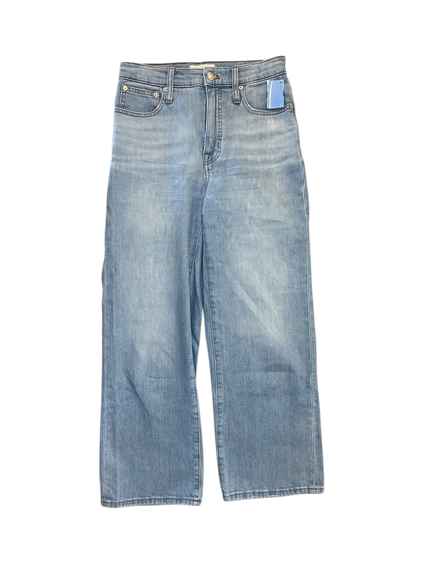 Jeans Wide Leg By Madewell In Blue Denim, Size:0