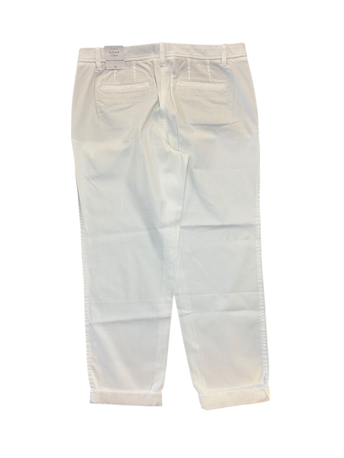 Pants Chinos & Khakis By Talbots In White, Size:M