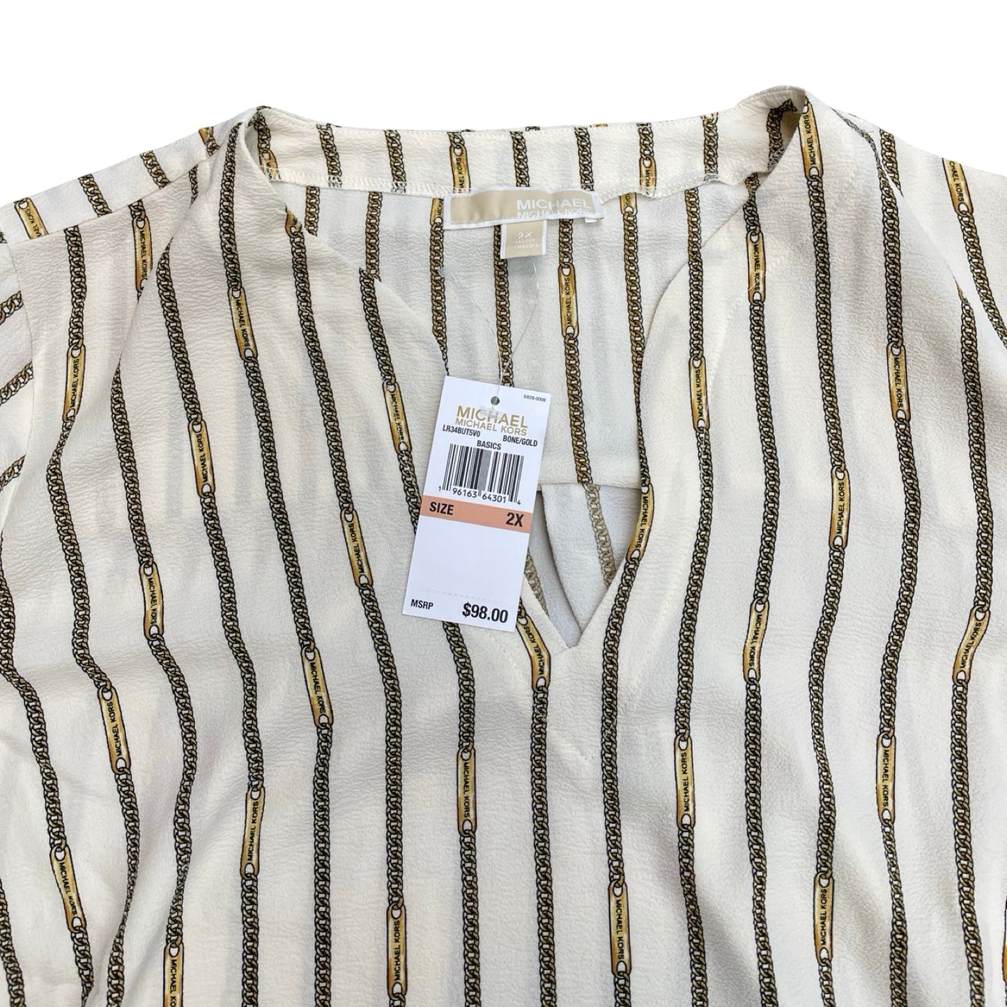 Top Ls By Michael By Michael Kors In Multi, Size:2X