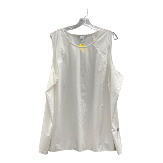 Athletic Tank Top By Athleta In White, Size:3X