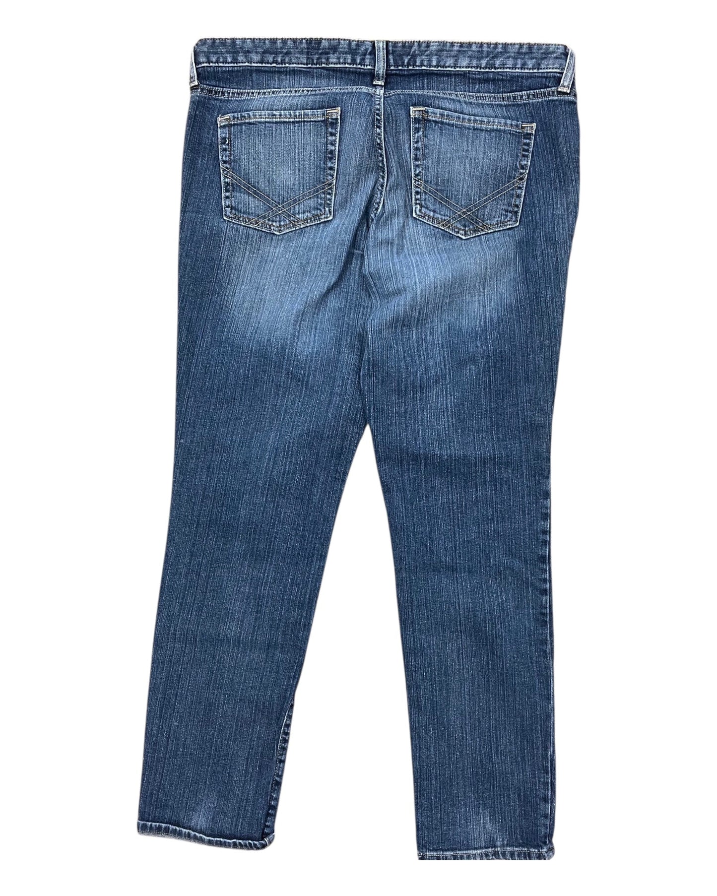 Jeans Skinny By Gap In Blue Denim, Size:16