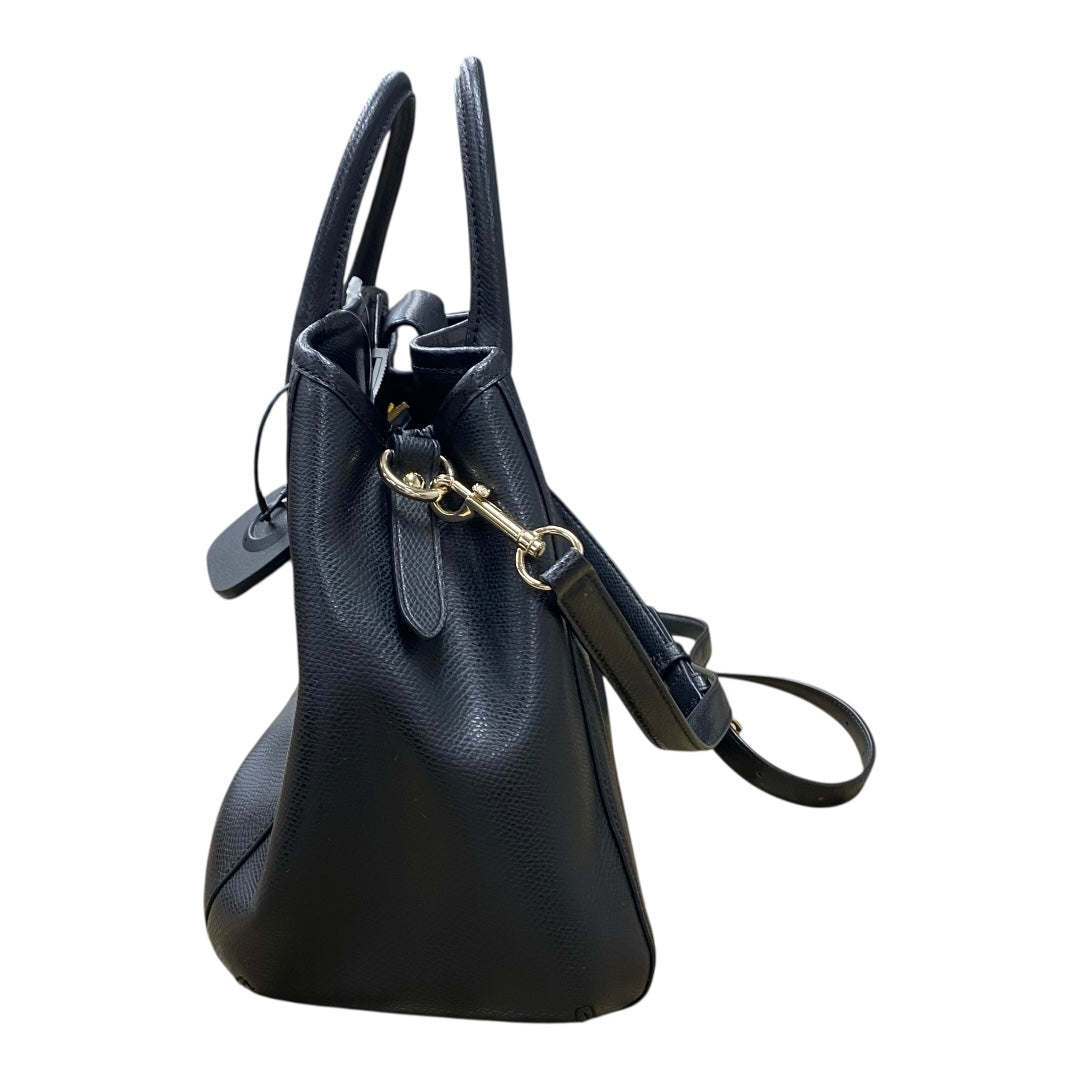 Handbag Designer By Coach In Black, Size:Medium