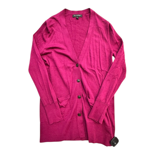 Sweater Cardigan By Banana Republic In Purple, Size:S