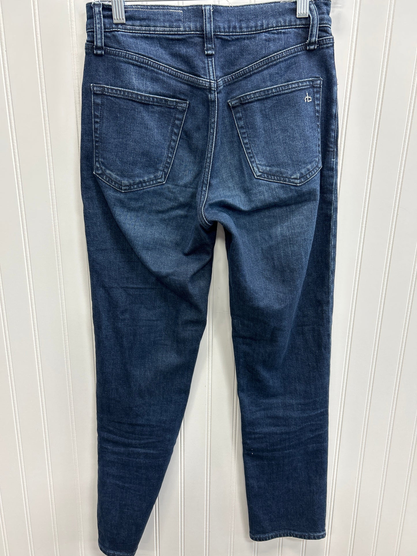 Jeans Straight By Rag And Bone In Blue Denim, Size:0