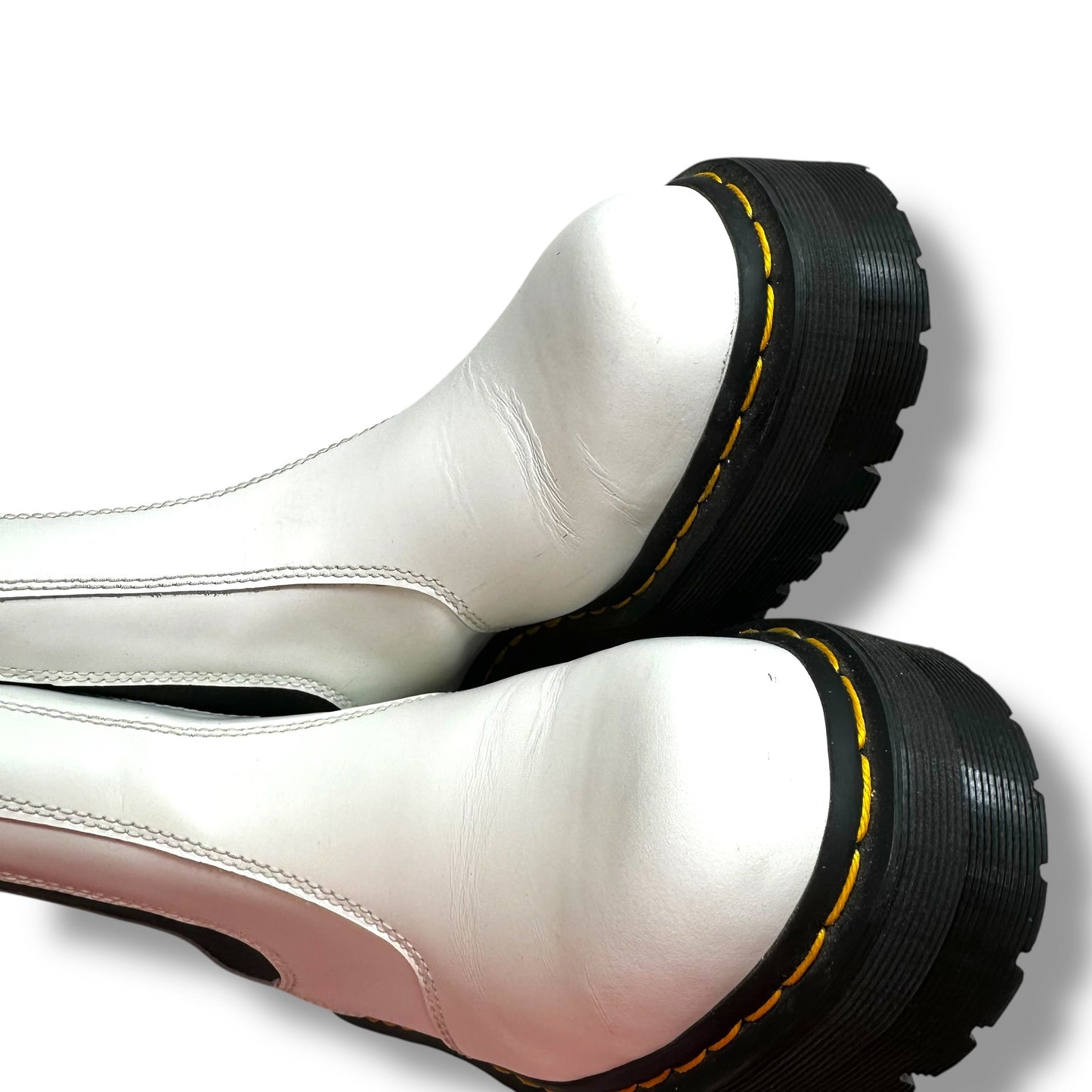 Boots Combat By Dr Martens In White, Size: 8