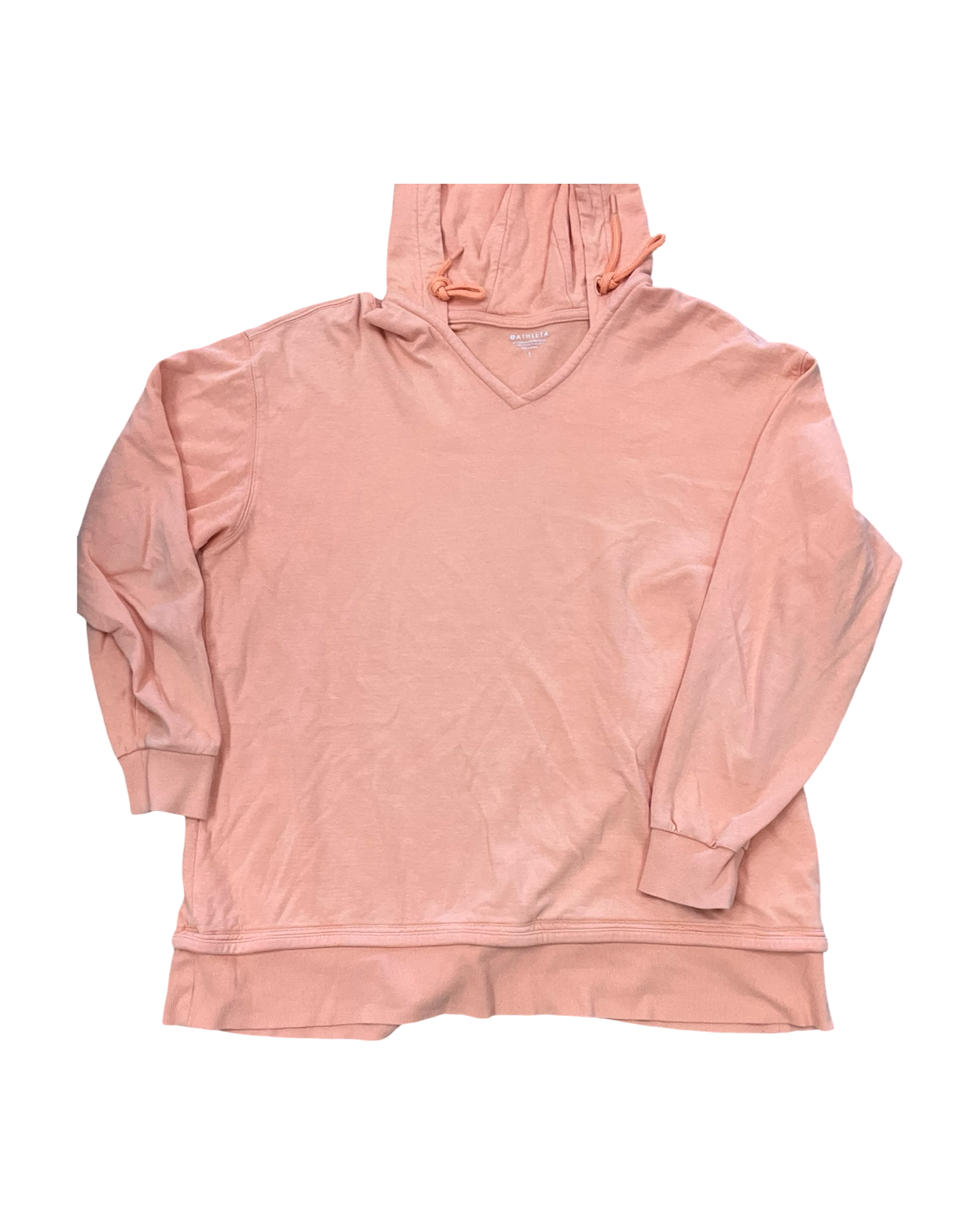 Athletic Sweatshirt Hoodie By Athleta In Orange