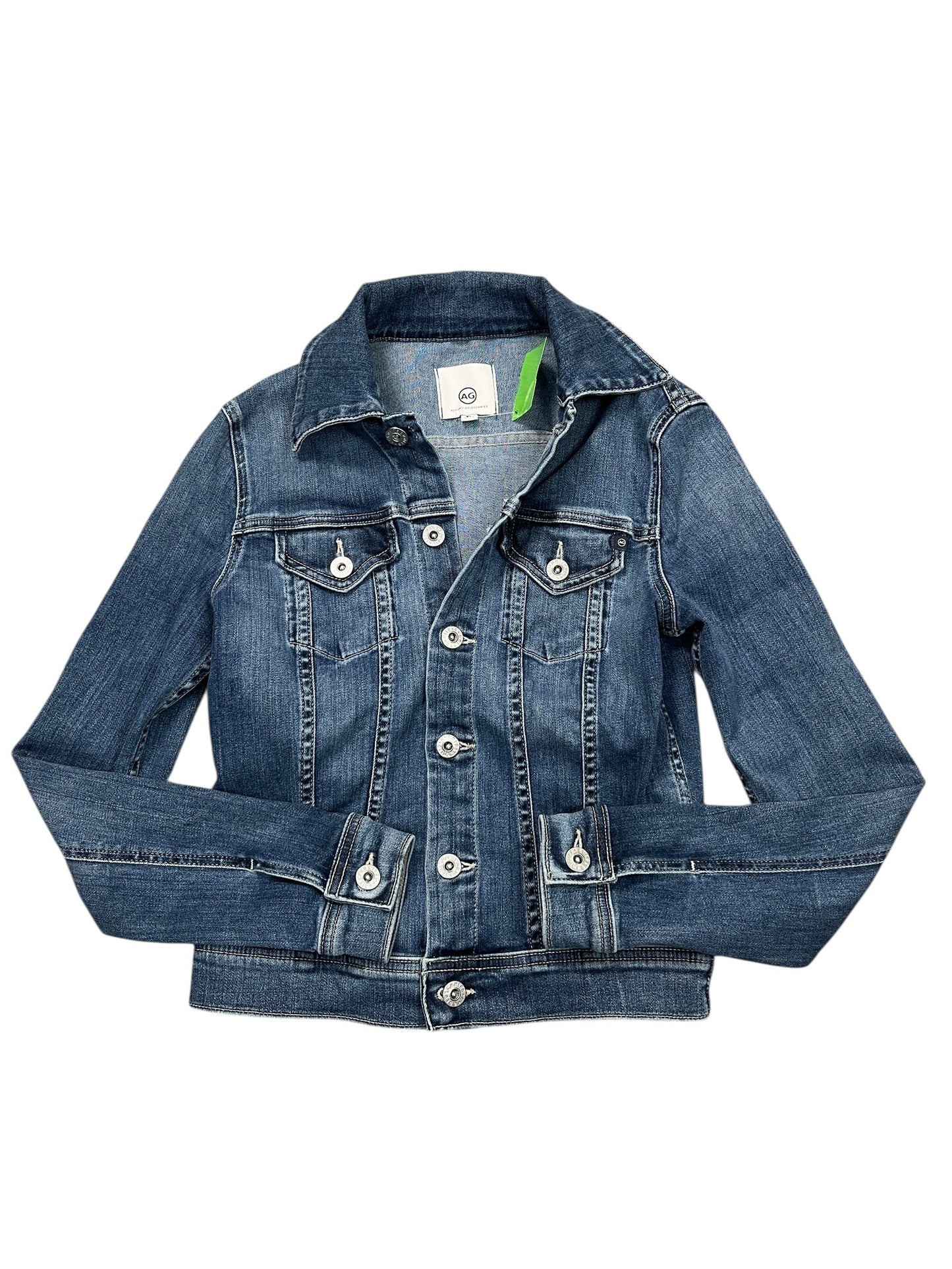 Jacket Denim By Adriano Goldschmied In Blue Denim, Size:Xs