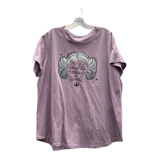 Top Ss By Disney In Purple, Size:2X