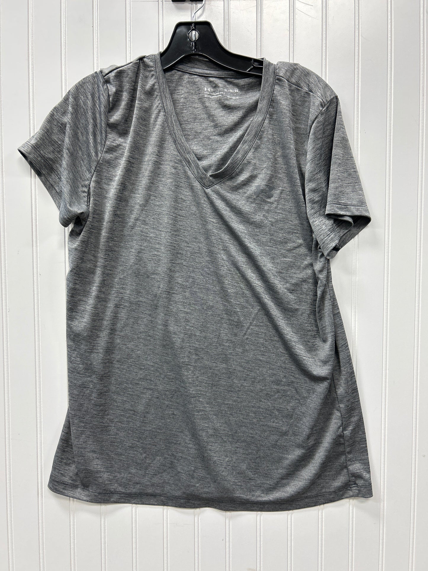 Athletic Top Ss By Under Armour In Grey, Size:Xl
