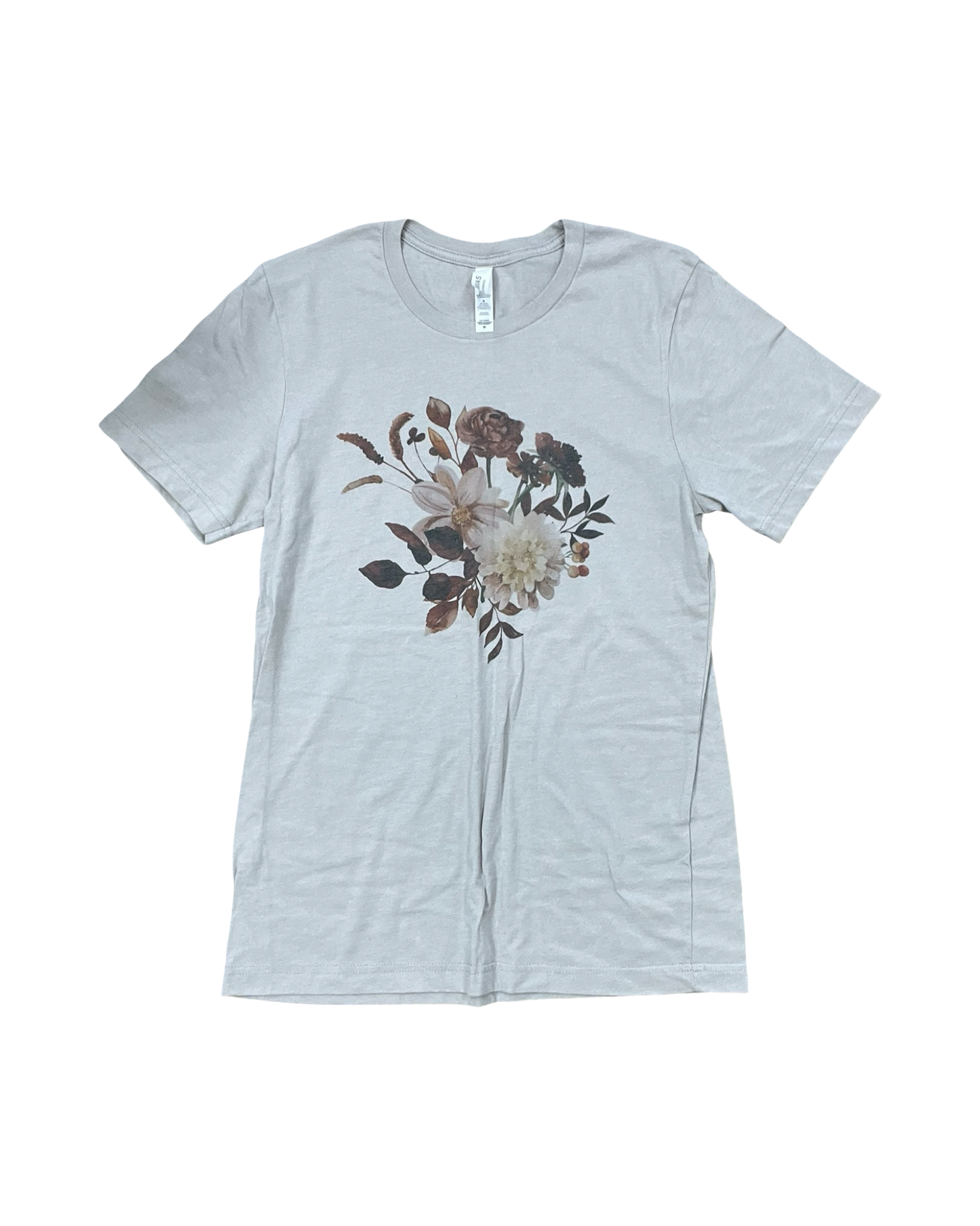 Top Ss Basic By Clothes Mentor In Grey, Size:M