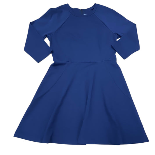 Dress Casual Midi By Daisy Fuentes In Navy, Size:L