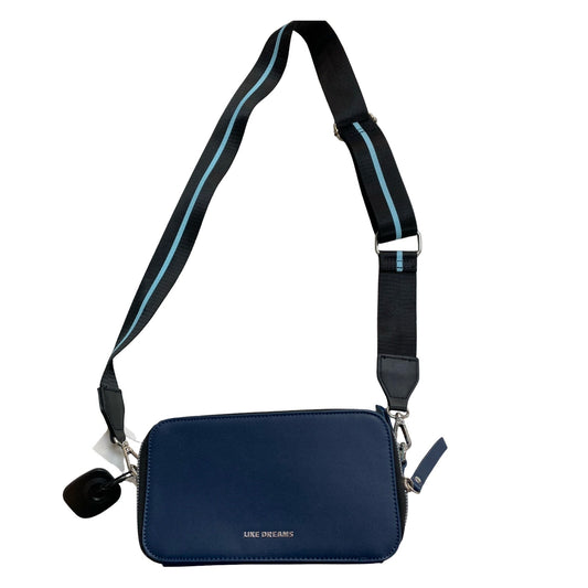 Handbag By Like Dreams In Blue, Size:Small