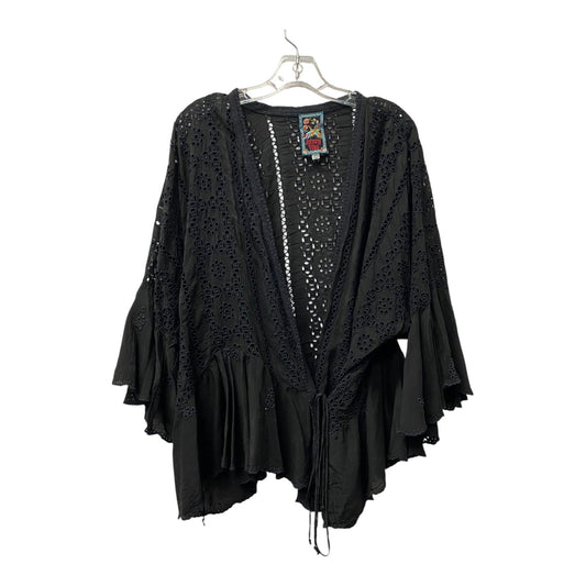 Cardigan By Johnny Was In Black, Size:1X