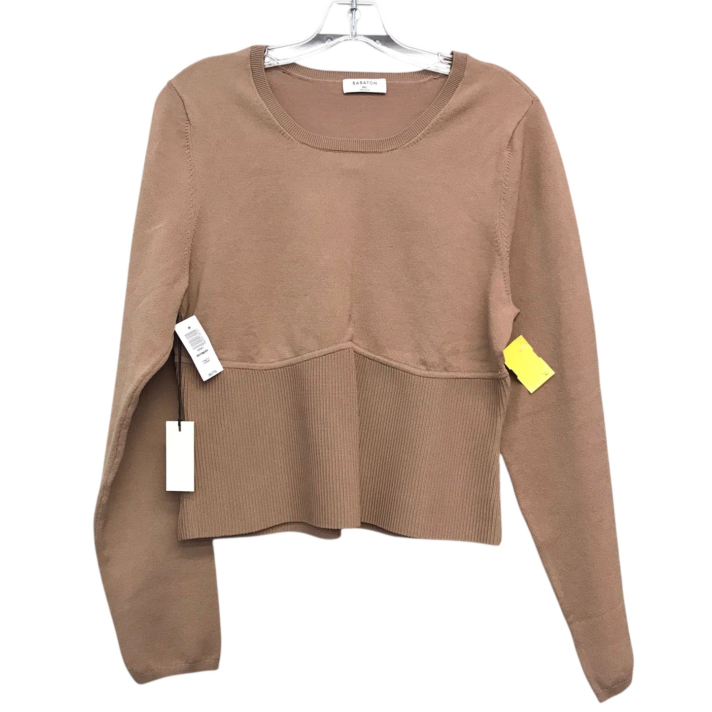 Top Ls By Babaton In Tan, Size:2X