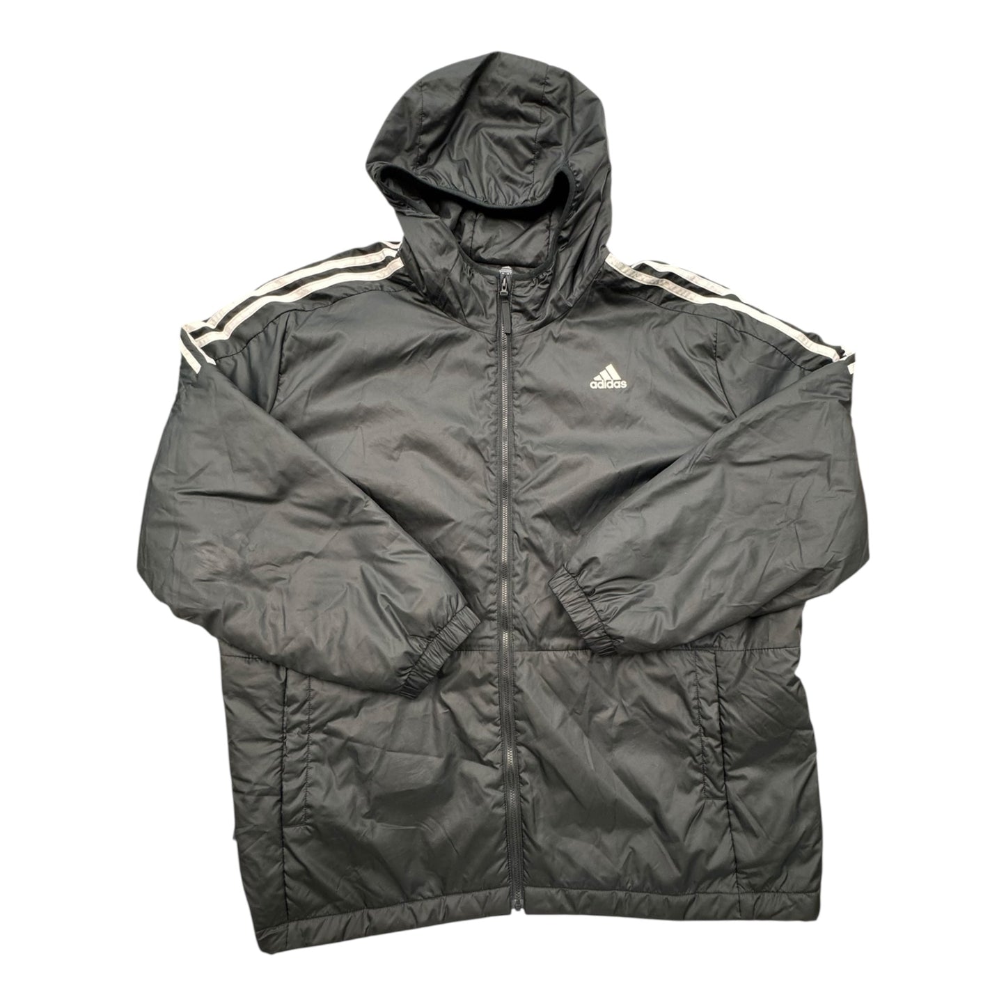 Jacket Windbreaker By Adidas In Black, Size:4X