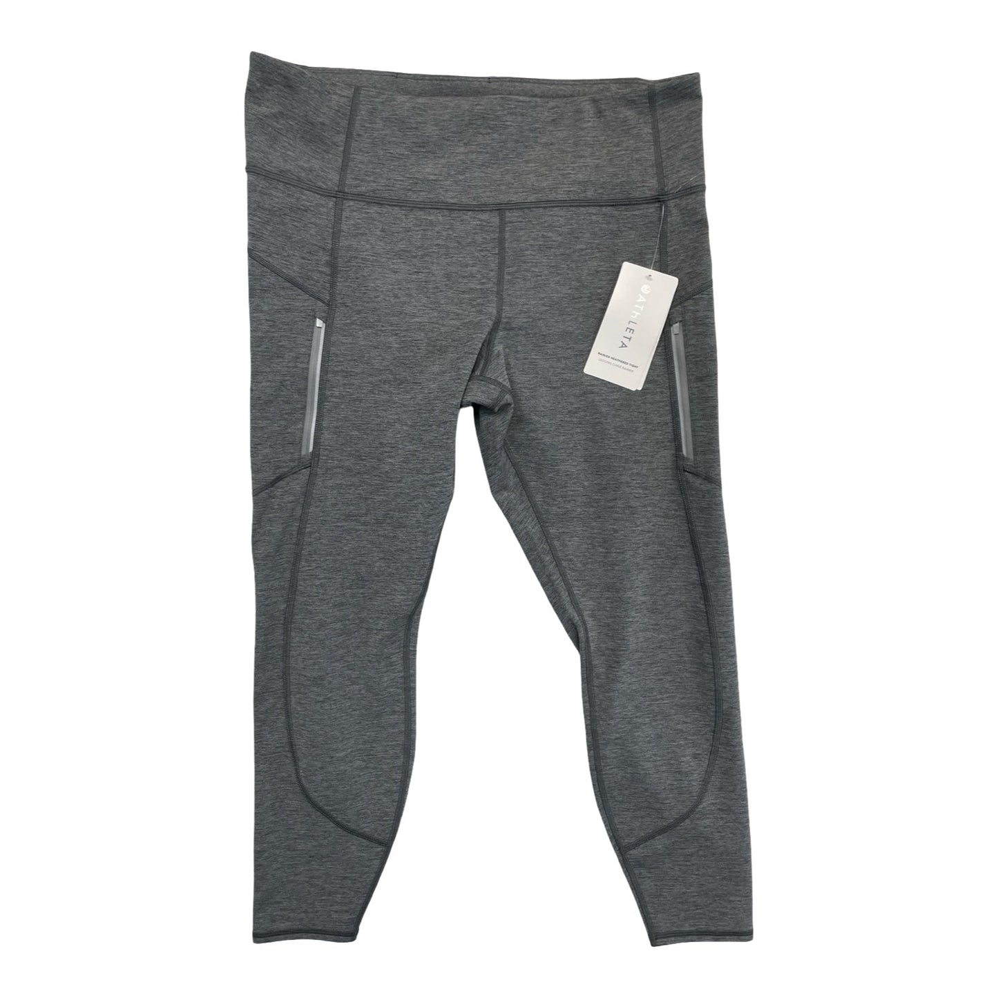 Athletic Leggings By Athleta In Grey, Size:Xl
