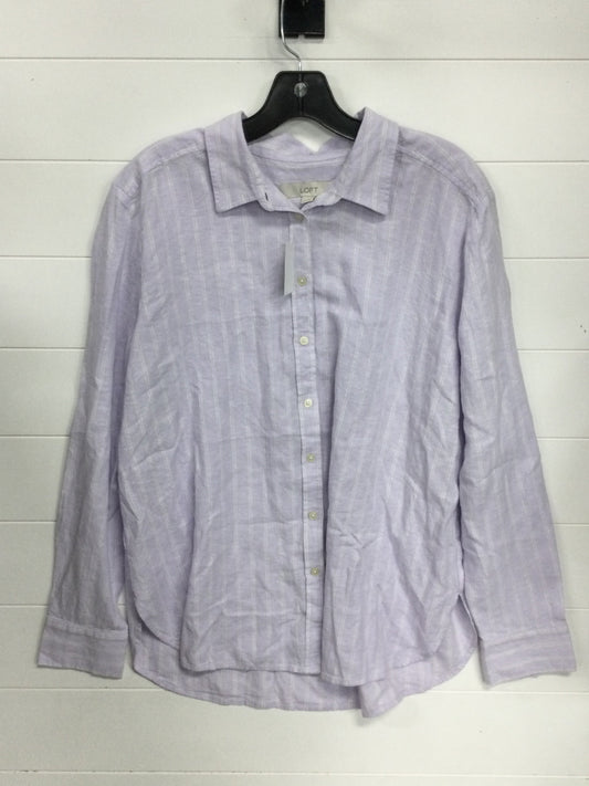 Top Ls By Loft In Purple, Size:L