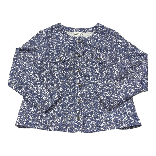 Jacket Denim By Cj Banks In Blue Denim, Size:1X