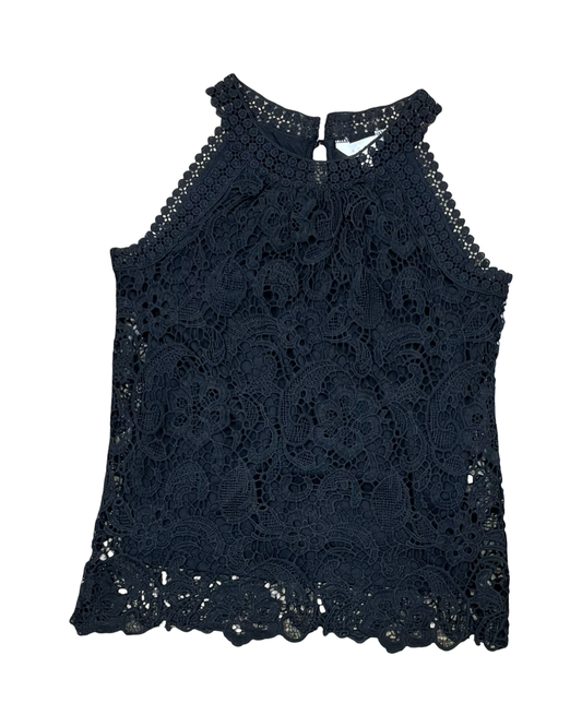 Top Sleeveless By Adiva In Black, Size:S