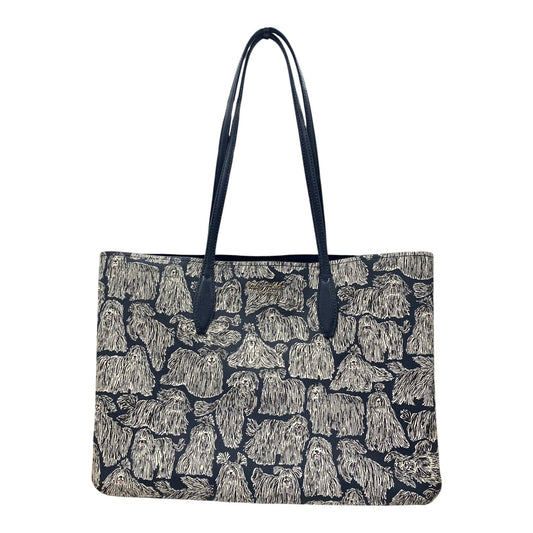 Tote Designer By Kate Spade In Blue, Size:Medium