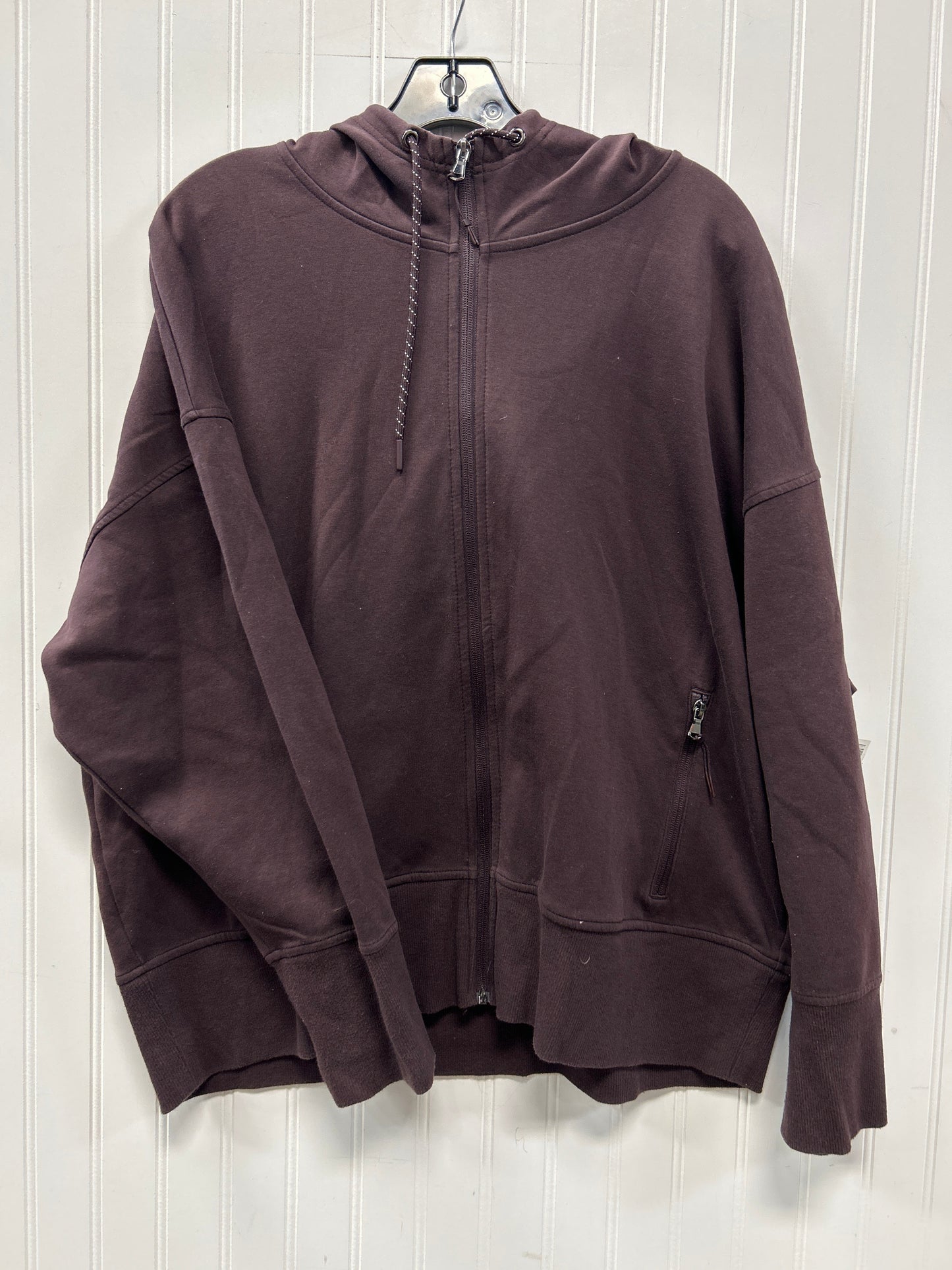 Athletic Jacket By Old Navy In Purple, Size:1X