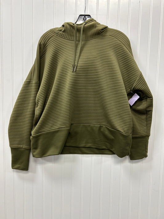 Athletic Top Ls Hoodie By Nike Apparel In Green, Size:M